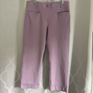 Betabrand Women's Lilac Straight-Leg Dress Yoga Pants Size L